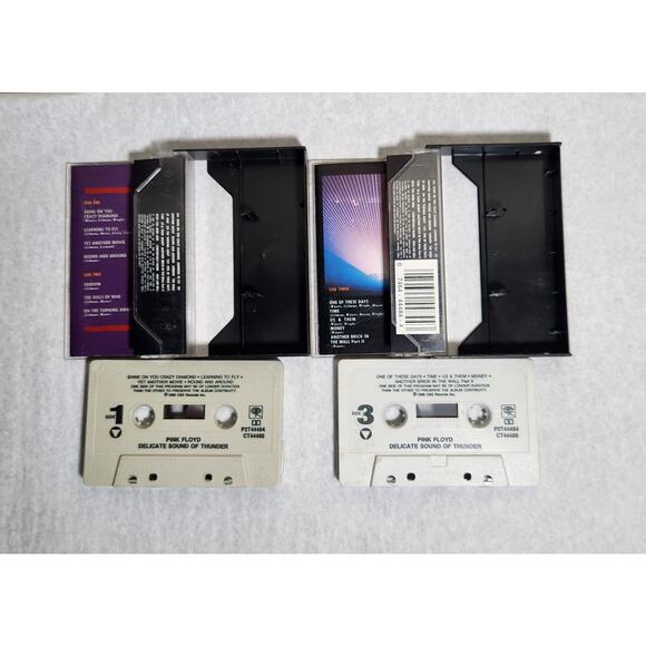 Pink Floyd Live Delicate Sound Of Thunder Tested Double Cassette 1988 Pre-owned - Picture 2 of 6